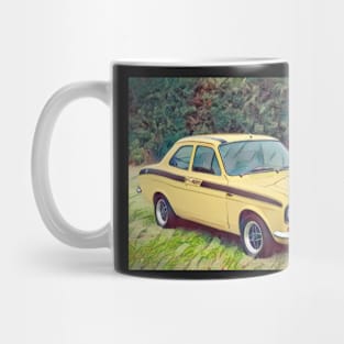 Classic Ford Escort Mexico MK1 Mug